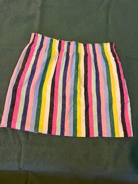 Women’s J Crew multicolored mini skirt